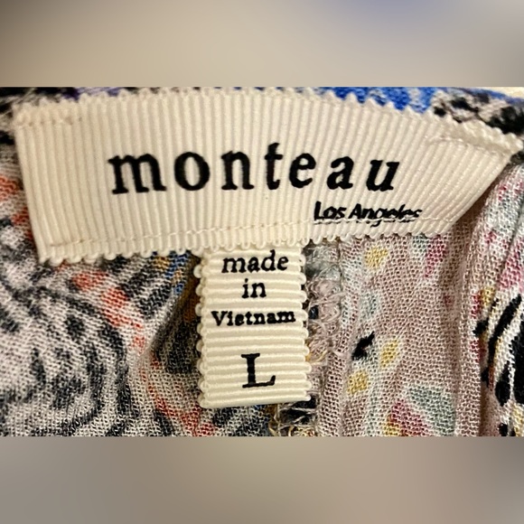 Monteau Patterned Tank Top - Picture 5 of 5